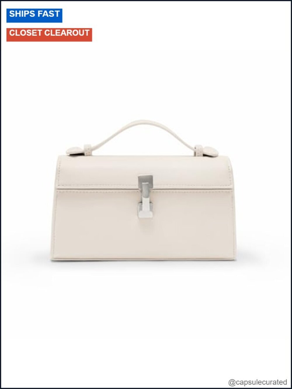 Vegan Leather 3-in-1 Clutch Crossbody Bag Adjustable Strap Evening Purse
